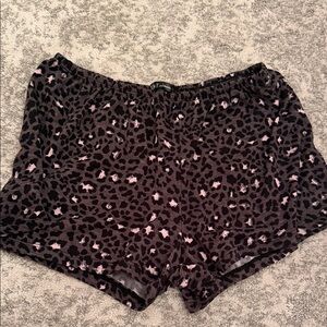 Women's Leopard Print Pajama Shorts